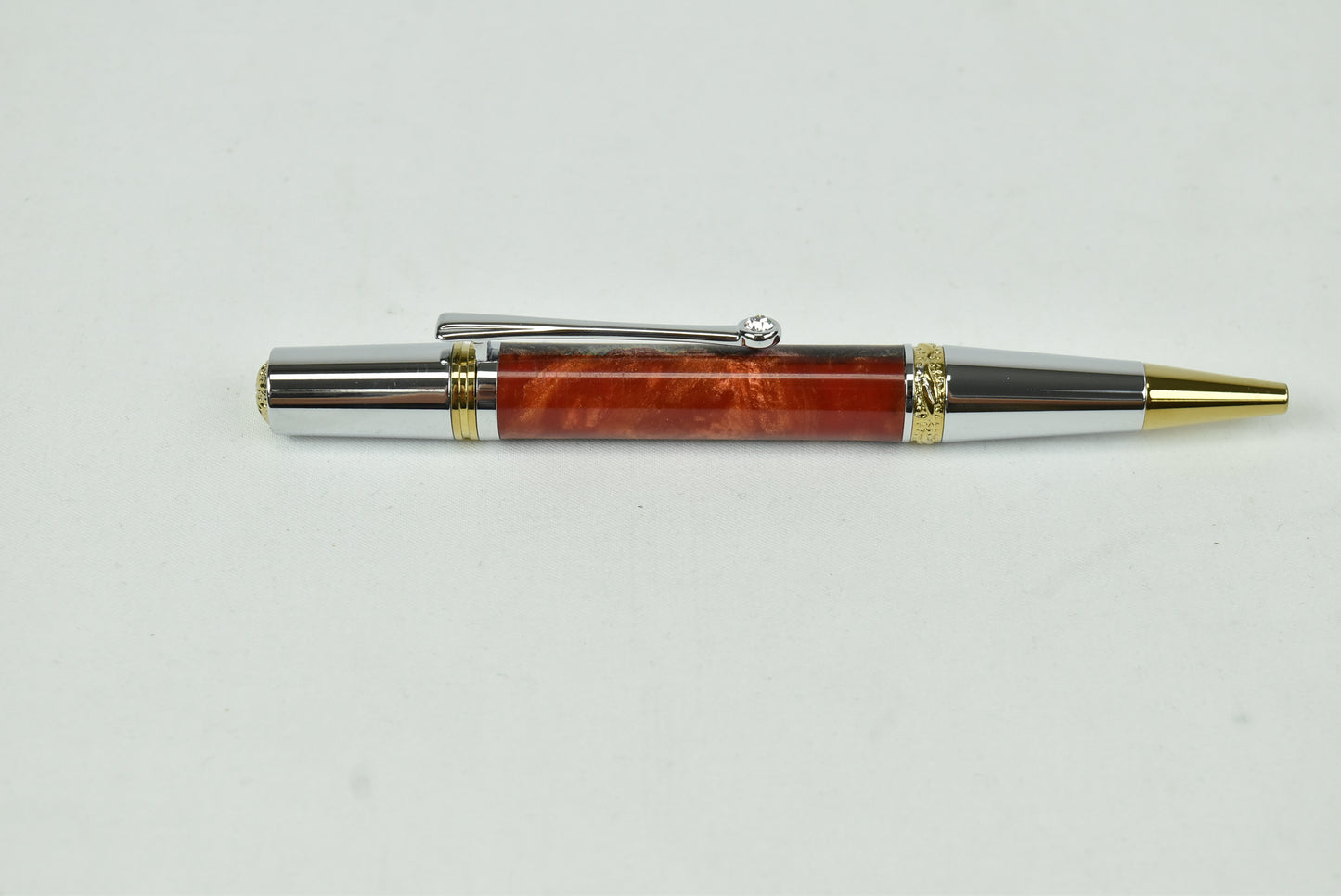 Majestic Squire Gold and Chrome w/ Red Resin & Wood Hybrid