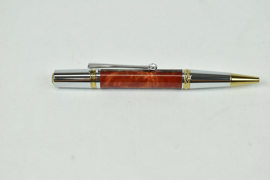 Majestic Squire Gold and Chrome w/ Red Resin & Wood Hybrid